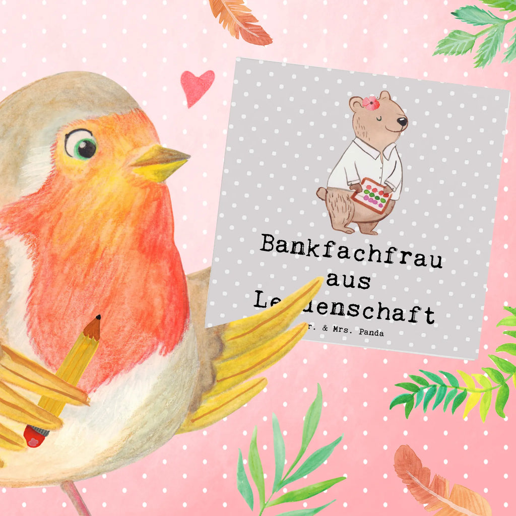 Deluxe Karte Bankfachfrau Leidenschaft Einladungskarte, Grußkarte, Hochwertige Klappkarte, Hochwertige Grußkarte, Karte, Glückwunschkarte, Geburtstagskarte, Hochzeitskarte, Klappkarte, Beruf, Ausbildung, Jubiläum, Abschied, Rente, Kollege, Kollegin, Geschenk, Schenken, Arbeitskollege, Mitarbeiter, Firma, Danke, Dankeschön, Bankberaterin, Bankangestellte, Bankfachfrau, Bänkerin