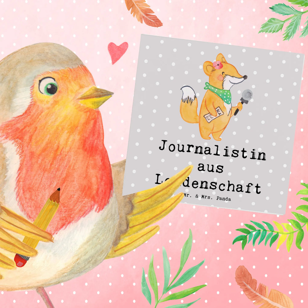 Deluxe Karte Journalistin Leidenschaft Karte, Klappkarte, Hochzeitskarte, Hochwertige Grußkarte, Grußkarte, Hochwertige Klappkarte, Geburtstagskarte, Glückwunschkarte, Einladungskarte, Beruf, Ausbildung, Jubiläum, Abschied, Rente, Kollege, Kollegin, Geschenk, Schenken, Arbeitskollege, Mitarbeiter, Firma, Danke, Dankeschön, Reporterin, Studium, Pressebüro, Redakteurin, Journalistin