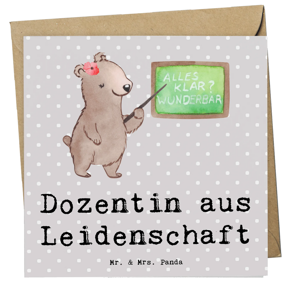 Deluxe Card female lecturer Passion Hochwertige Grußkarte, Geburtstagskarte, Hochwertige Klappkarte, Einladungskarte, Glückwunschkarte, Karte, Klappkarte, Grußkarte, Hochzeitskarte, Beruf, Ausbildung, Jubiläum, Abschied, Rente, Kollege, Kollegin, Geschenk, Schenken, Arbeitskollege, Mitarbeiter, Firma, Danke, Dankeschön, Vorlesung, Unterricht, Universität, Dozentin, Akademikerin, Professorin, Tutorin, Uni