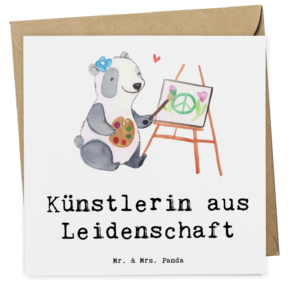 Deluxe Karte Künstlerin Leidenschaft