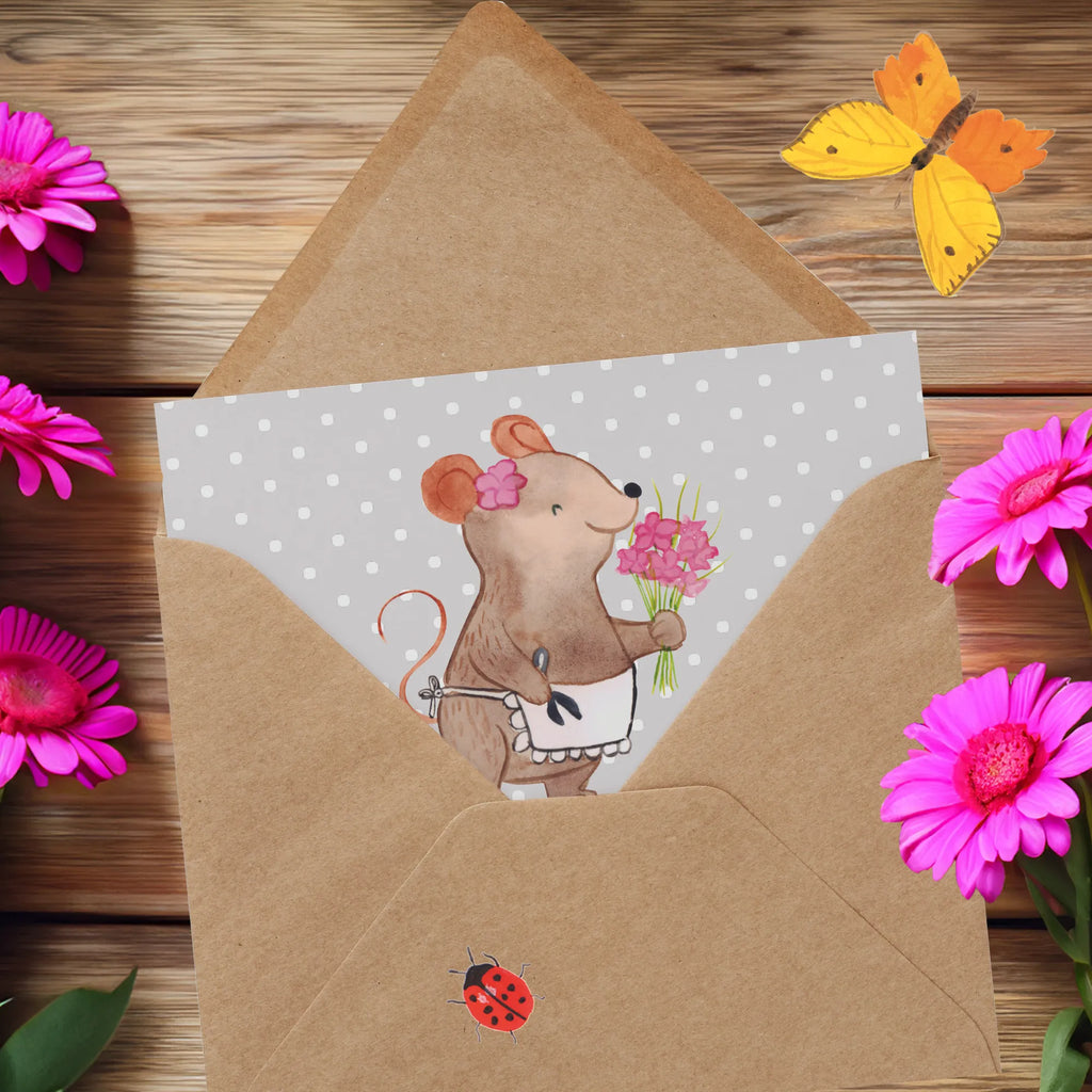 Deluxe Card Florist passion Karte, Glückwunschkarte, Grußkarte, Hochwertige Grußkarte, Hochzeitskarte, Geburtstagskarte, Hochwertige Klappkarte, Klappkarte, Einladungskarte, Beruf, Ausbildung, Jubiläum, Abschied, Rente, Kollege, Kollegin, Geschenk, Schenken, Arbeitskollege, Mitarbeiter, Firma, Danke, Dankeschön, Blumenhändlerin, Blumenprofi, Floristin, Blumenlanden