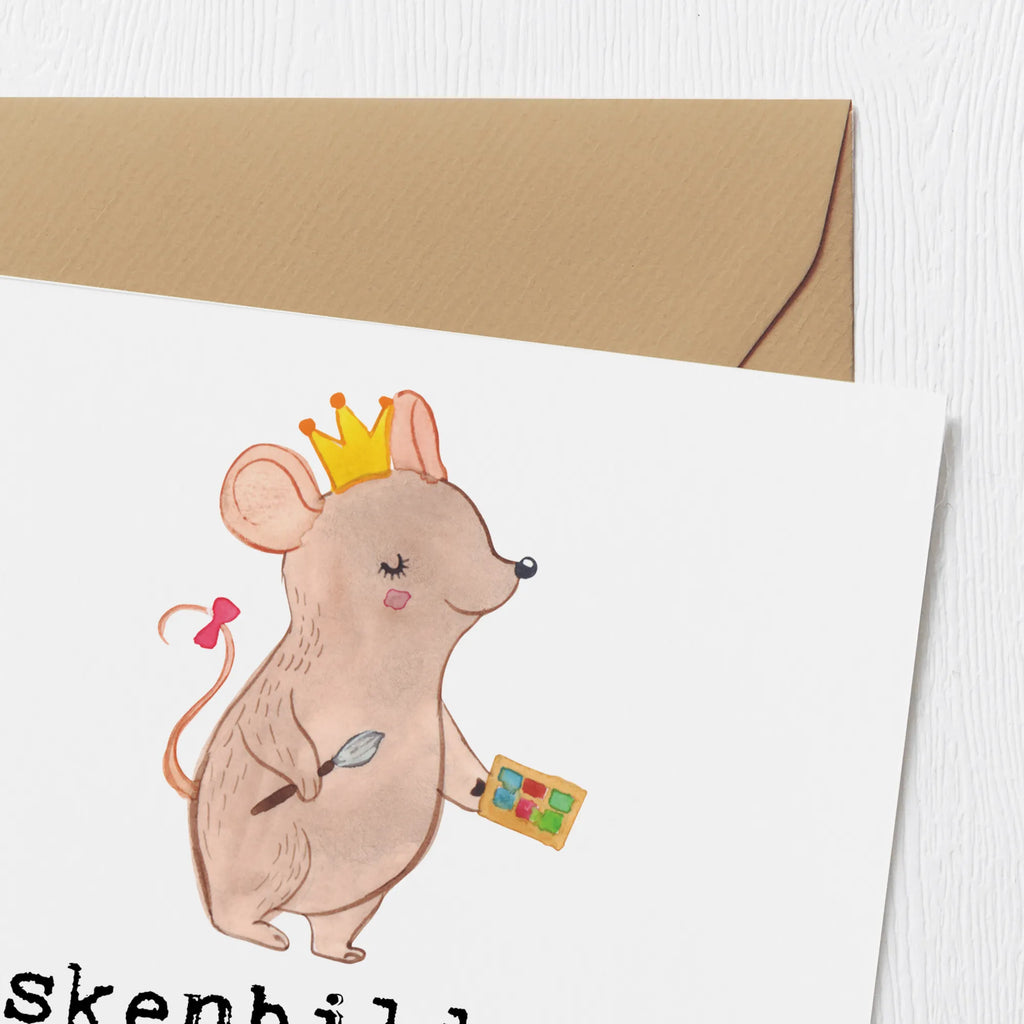 Deluxe Card Makeup Artist Passion Karte, Geburtstagskarte, Glückwunschkarte, Hochwertige Grußkarte, Klappkarte, Grußkarte, Hochzeitskarte, Einladungskarte, Hochwertige Klappkarte, Beruf, Ausbildung, Jubiläum, Abschied, Rente, Kollege, Kollegin, Geschenk, Schenken, Arbeitskollege, Mitarbeiter, Firma, Danke, Dankeschön, Kosmetikerin, Kosmetikstudio, Eröffnung, Maskenbildnerin, Beauty Salon, Make Up Artist, Visagistin