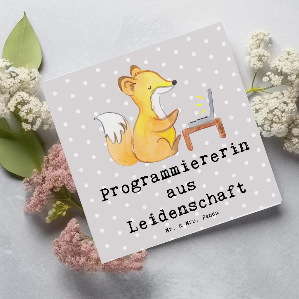 Deluxe Card female programmer Passion Hochzeitskarte, Geburtstagskarte, Klappkarte, Hochwertige Grußkarte, Glückwunschkarte, Karte, Einladungskarte, Hochwertige Klappkarte, Grußkarte, Beruf, Ausbildung, Jubiläum, Abschied, Rente, Kollege, Kollegin, Geschenk, Schenken, Arbeitskollege, Mitarbeiter, Firma, Danke, Dankeschön, IT-Spezialistin, Computerfreak, Datenverarbeiterin, Programmiererin, Softwarentwicklerin, Computerfachfrau, Nerd, Softwareingenieurin