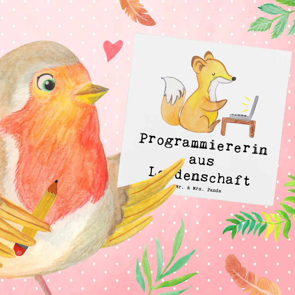 Deluxe Card female programmer Passion Hochzeitskarte, Geburtstagskarte, Klappkarte, Hochwertige Grußkarte, Glückwunschkarte, Karte, Einladungskarte, Hochwertige Klappkarte, Grußkarte, Beruf, Ausbildung, Jubiläum, Abschied, Rente, Kollege, Kollegin, Geschenk, Schenken, Arbeitskollege, Mitarbeiter, Firma, Danke, Dankeschön, IT-Spezialistin, Computerfreak, Datenverarbeiterin, Programmiererin, Softwarentwicklerin, Computerfachfrau, Nerd, Softwareingenieurin