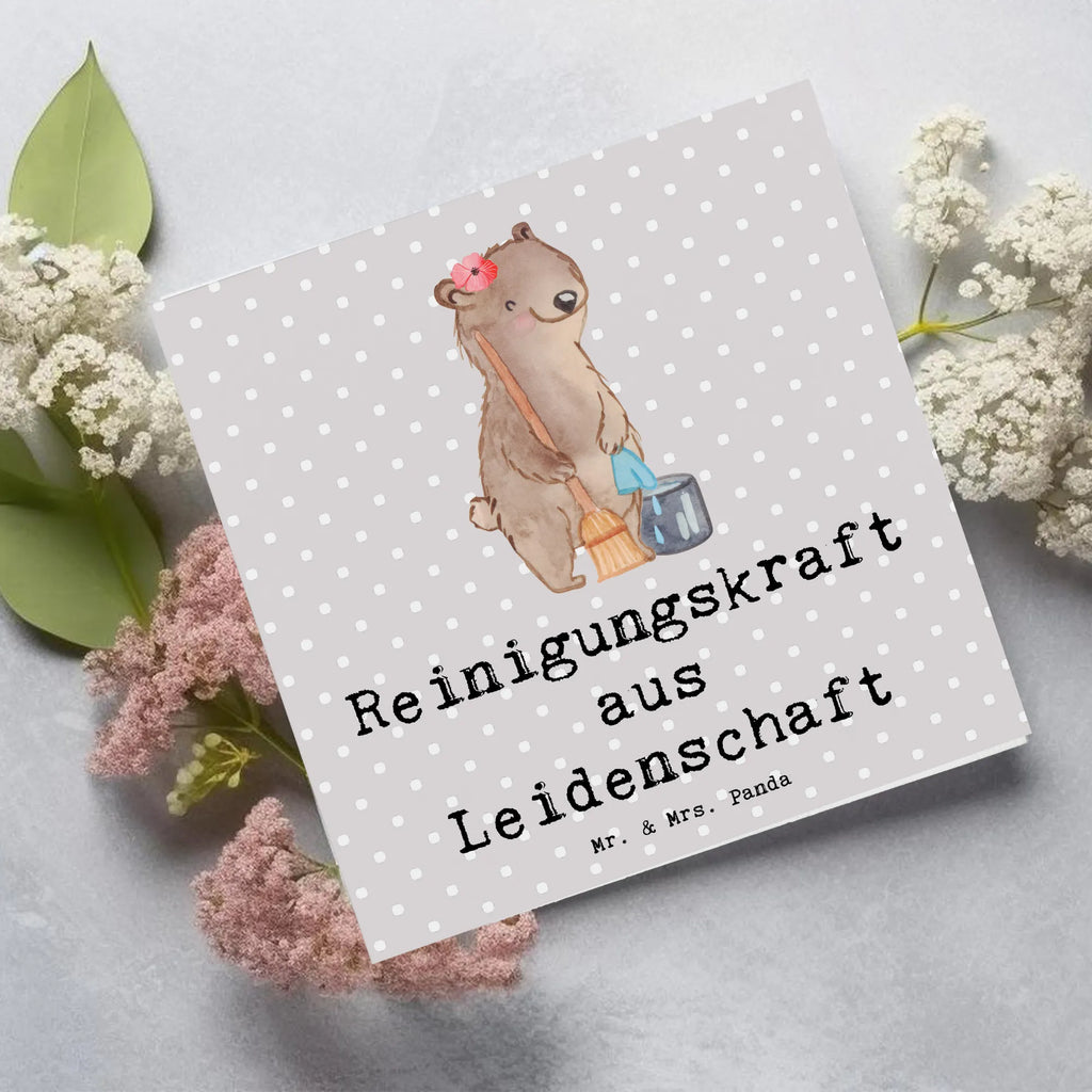 Deluxe Card Cleaning Staff Passion Karte, Glückwunschkarte, Hochwertige Klappkarte, Einladungskarte, Hochzeitskarte, Hochwertige Grußkarte, Klappkarte, Geburtstagskarte, Grußkarte, Beruf, Ausbildung, Jubiläum, Abschied, Rente, Kollege, Kollegin, Geschenk, Schenken, Arbeitskollege, Mitarbeiter, Firma, Danke, Dankeschön