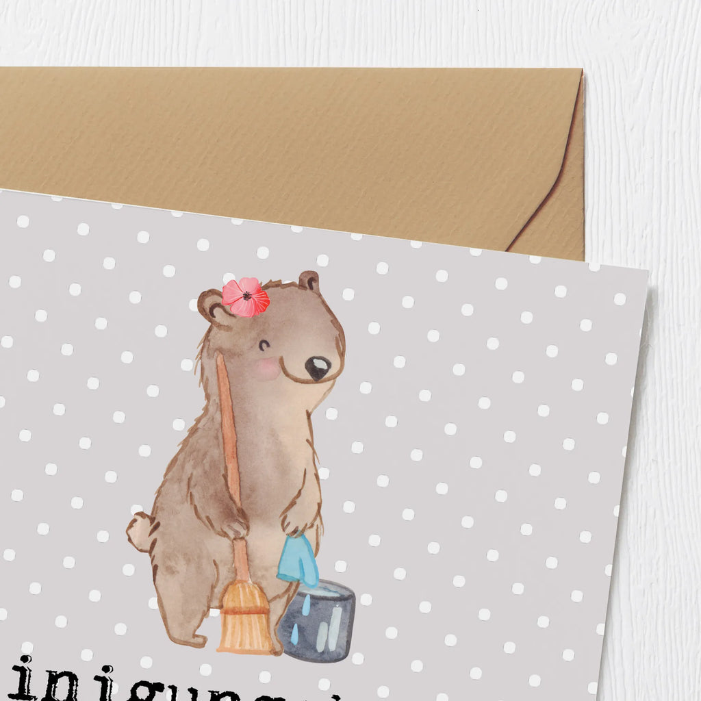 Deluxe Card Cleaning Staff Passion Karte, Glückwunschkarte, Hochwertige Klappkarte, Einladungskarte, Hochzeitskarte, Hochwertige Grußkarte, Klappkarte, Geburtstagskarte, Grußkarte, Beruf, Ausbildung, Jubiläum, Abschied, Rente, Kollege, Kollegin, Geschenk, Schenken, Arbeitskollege, Mitarbeiter, Firma, Danke, Dankeschön