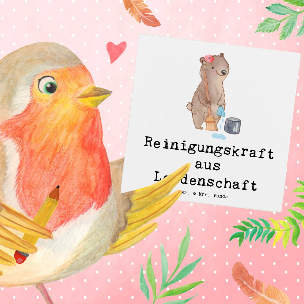 Deluxe Card Cleaning Staff Passion Karte, Glückwunschkarte, Hochwertige Klappkarte, Einladungskarte, Hochzeitskarte, Hochwertige Grußkarte, Klappkarte, Geburtstagskarte, Grußkarte, Beruf, Ausbildung, Jubiläum, Abschied, Rente, Kollege, Kollegin, Geschenk, Schenken, Arbeitskollege, Mitarbeiter, Firma, Danke, Dankeschön