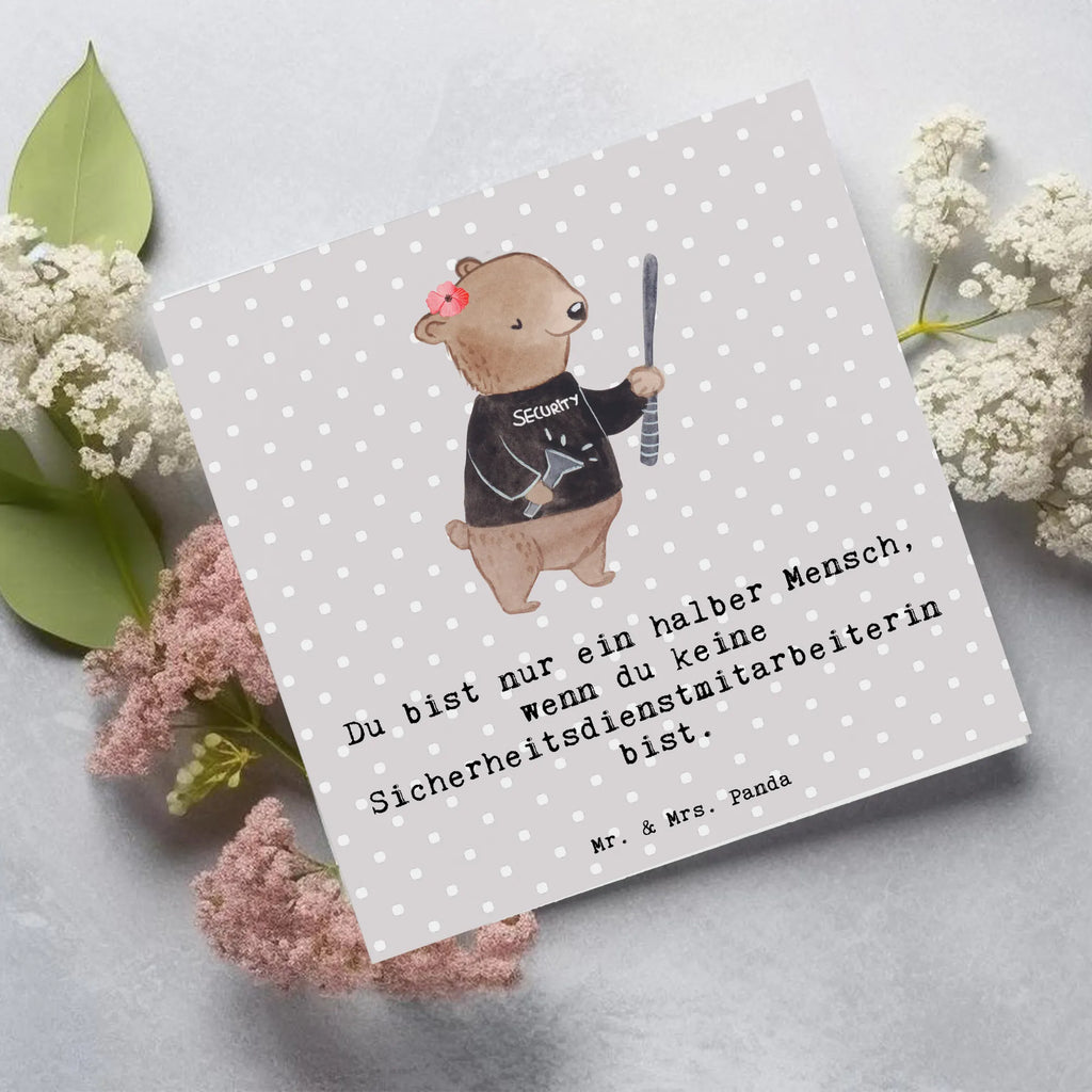 Deluxe Card Female security service employee Heart Hochzeitskarte, Geburtstagskarte, Karte, Hochwertige Grußkarte, Grußkarte, Glückwunschkarte, Einladungskarte, Klappkarte, Hochwertige Klappkarte, Beruf, Ausbildung, Jubiläum, Abschied, Rente, Kollege, Kollegin, Geschenk, Schenken, Arbeitskollege, Mitarbeiter, Firma, Danke, Dankeschön