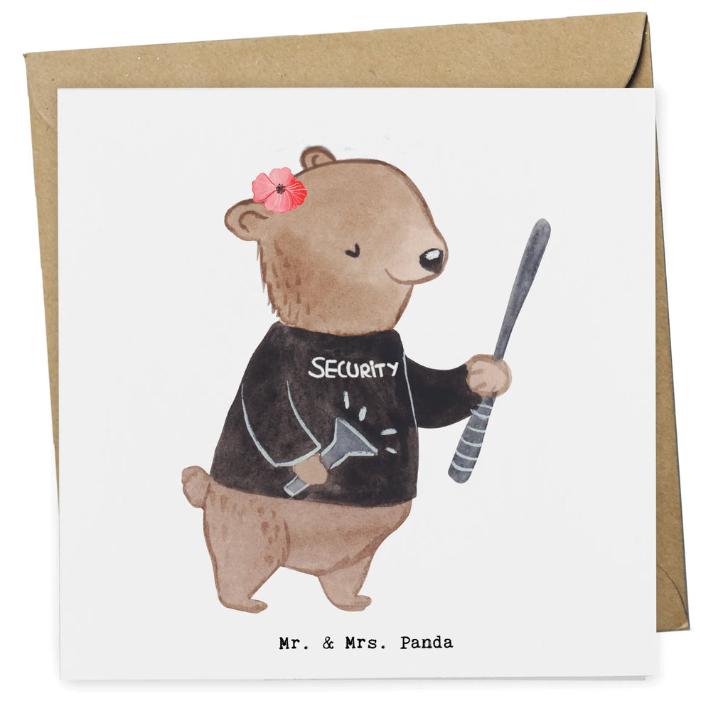 Deluxe Card Female security service employee Heart Hochzeitskarte, Geburtstagskarte, Karte, Hochwertige Grußkarte, Grußkarte, Glückwunschkarte, Einladungskarte, Klappkarte, Hochwertige Klappkarte, Beruf, Ausbildung, Jubiläum, Abschied, Rente, Kollege, Kollegin, Geschenk, Schenken, Arbeitskollege, Mitarbeiter, Firma, Danke, Dankeschön