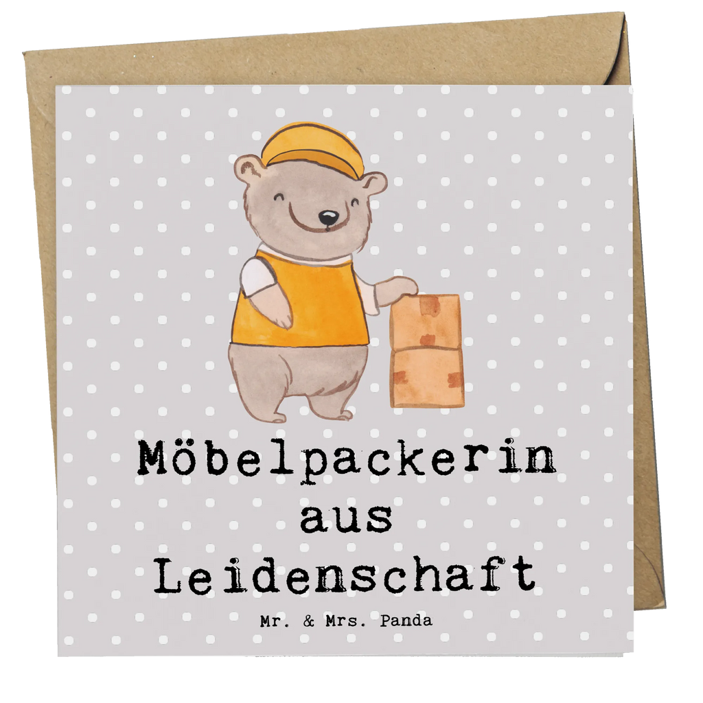 Deluxe Card Furniture Packer Passion Grußkarte, Hochwertige Grußkarte, Einladungskarte, Hochzeitskarte, Karte, Hochwertige Klappkarte, Glückwunschkarte, Geburtstagskarte, Klappkarte, Beruf, Ausbildung, Jubiläum, Abschied, Rente, Kollege, Kollegin, Geschenk, Schenken, Arbeitskollege, Mitarbeiter, Firma, Danke, Dankeschön, Umzugsservice, Umzugshelferin, Umzugsfirma, Möbelpackerin