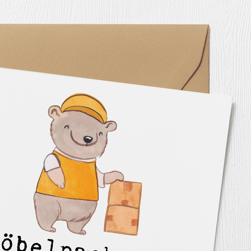 Deluxe Card Furniture Packer Passion Grußkarte, Hochwertige Grußkarte, Einladungskarte, Hochzeitskarte, Karte, Hochwertige Klappkarte, Glückwunschkarte, Geburtstagskarte, Klappkarte, Beruf, Ausbildung, Jubiläum, Abschied, Rente, Kollege, Kollegin, Geschenk, Schenken, Arbeitskollege, Mitarbeiter, Firma, Danke, Dankeschön, Umzugsservice, Umzugshelferin, Umzugsfirma, Möbelpackerin