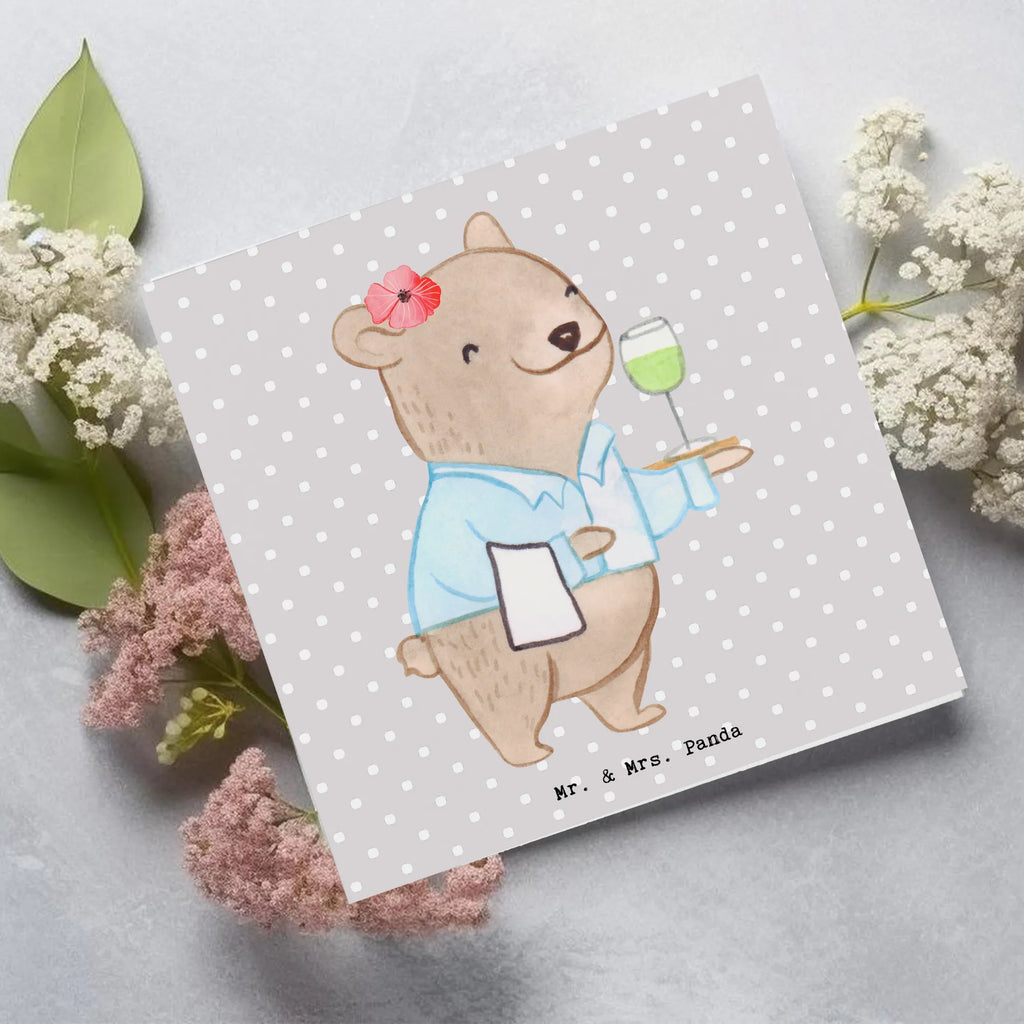 Deluxe Card Restaurant Specialist Heart Karte, Hochwertige Klappkarte, Klappkarte, Hochwertige Grußkarte, Grußkarte, Hochzeitskarte, Geburtstagskarte, Glückwunschkarte, Einladungskarte, Beruf, Ausbildung, Jubiläum, Abschied, Rente, Kollege, Kollegin, Geschenk, Schenken, Arbeitskollege, Mitarbeiter, Firma, Danke, Dankeschön, Restaurantfachfrau, Restaurant, Servicefachkraft, Kellnerin