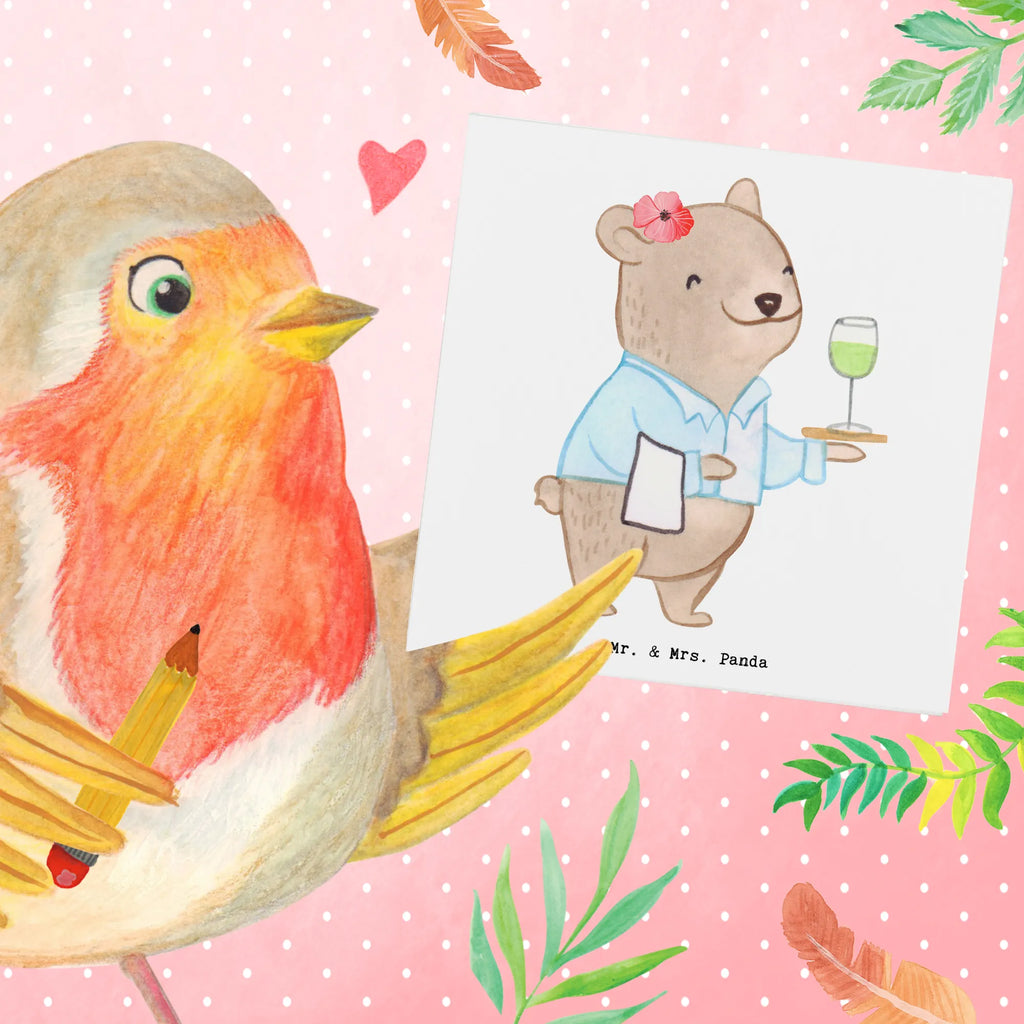 Deluxe Card Restaurant Specialist Heart Karte, Hochwertige Klappkarte, Klappkarte, Hochwertige Grußkarte, Grußkarte, Hochzeitskarte, Geburtstagskarte, Glückwunschkarte, Einladungskarte, Beruf, Ausbildung, Jubiläum, Abschied, Rente, Kollege, Kollegin, Geschenk, Schenken, Arbeitskollege, Mitarbeiter, Firma, Danke, Dankeschön, Restaurantfachfrau, Restaurant, Servicefachkraft, Kellnerin