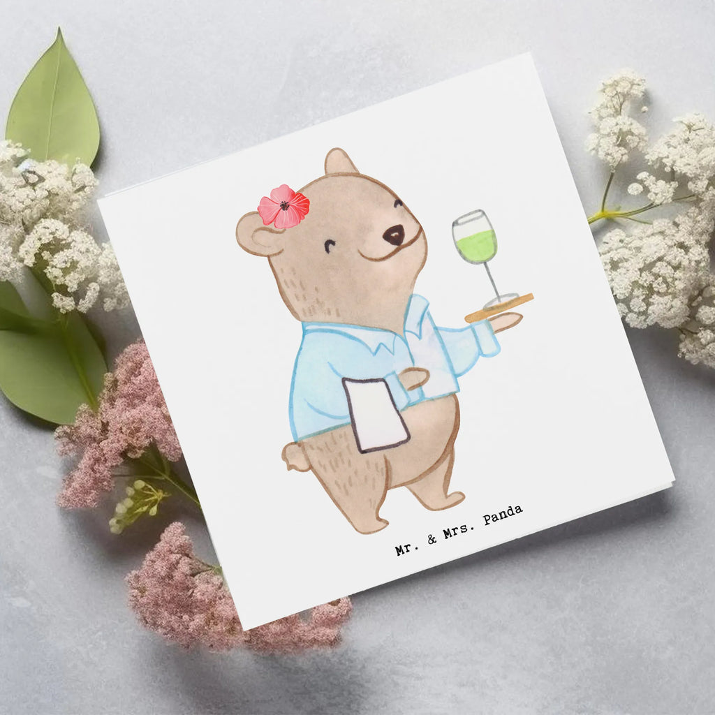 Deluxe Card Restaurant Specialist Heart Karte, Hochwertige Klappkarte, Klappkarte, Hochwertige Grußkarte, Grußkarte, Hochzeitskarte, Geburtstagskarte, Glückwunschkarte, Einladungskarte, Beruf, Ausbildung, Jubiläum, Abschied, Rente, Kollege, Kollegin, Geschenk, Schenken, Arbeitskollege, Mitarbeiter, Firma, Danke, Dankeschön, Restaurantfachfrau, Restaurant, Servicefachkraft, Kellnerin