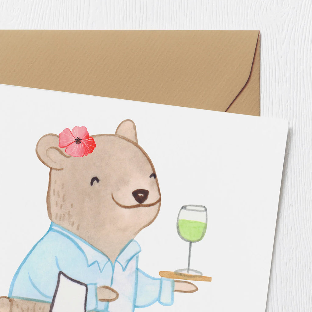 Deluxe Card Restaurant Specialist Heart Karte, Hochwertige Klappkarte, Klappkarte, Hochwertige Grußkarte, Grußkarte, Hochzeitskarte, Geburtstagskarte, Glückwunschkarte, Einladungskarte, Beruf, Ausbildung, Jubiläum, Abschied, Rente, Kollege, Kollegin, Geschenk, Schenken, Arbeitskollege, Mitarbeiter, Firma, Danke, Dankeschön, Restaurantfachfrau, Restaurant, Servicefachkraft, Kellnerin