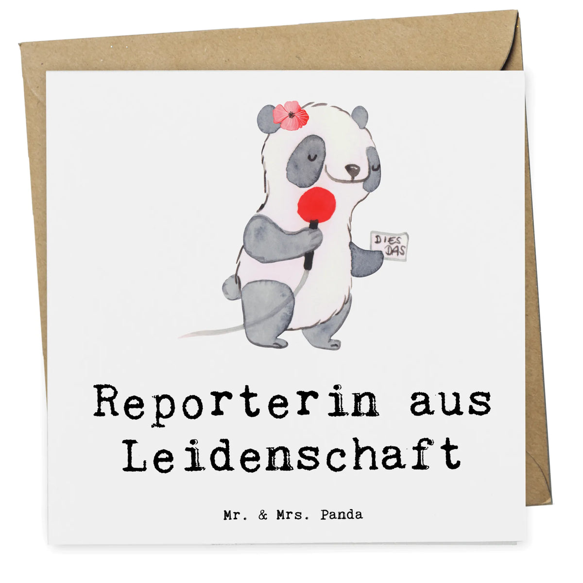 Deluxe Card Reporter Passion gift, sayings, gift idea, best, farewell gift, passing exam, anniversary, retirement, promotion, job start, profession