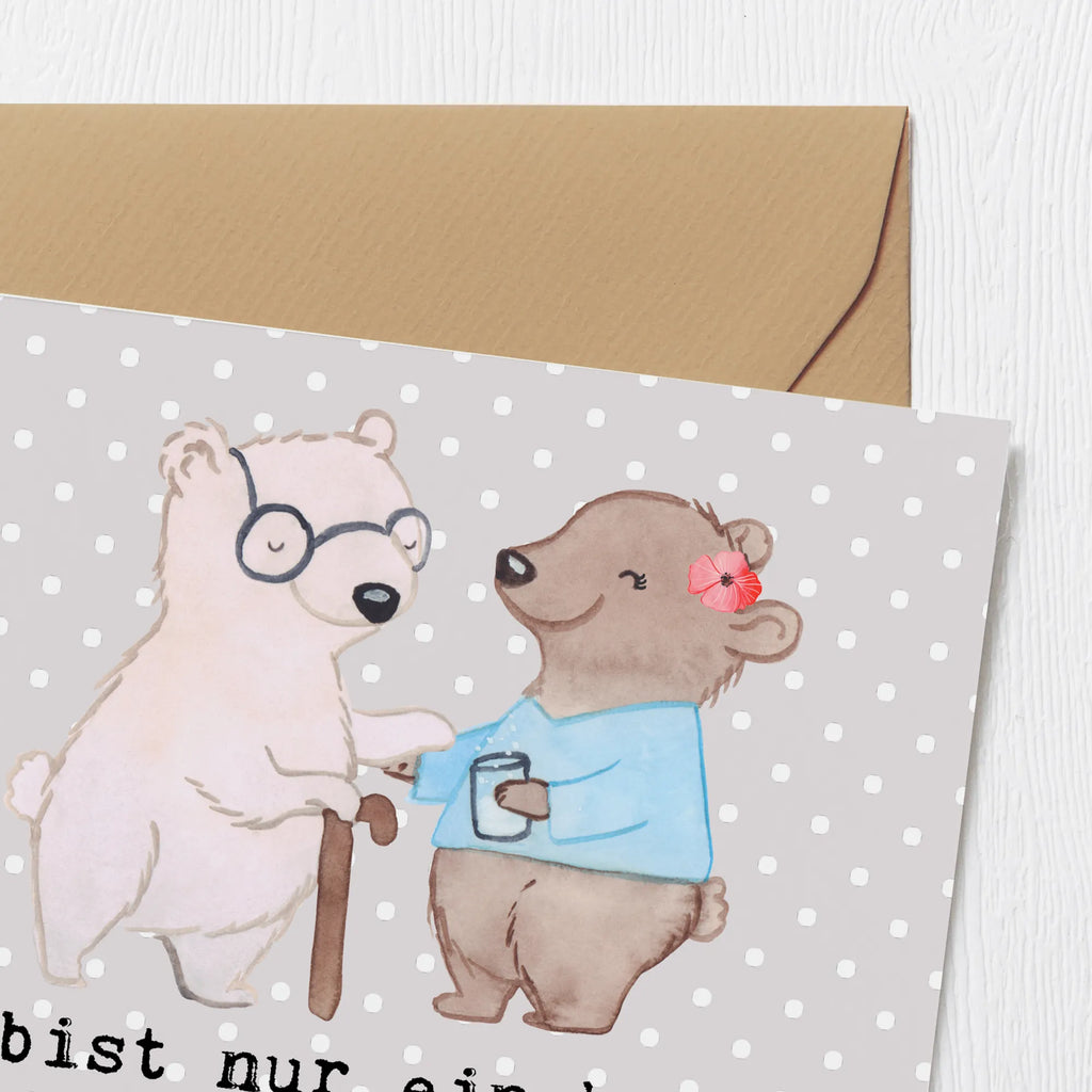 Deluxe Card Geriatric nurse Heart Glückwunschkarte, Hochzeitskarte, Einladungskarte, Hochwertige Grußkarte, Klappkarte, Hochwertige Klappkarte, Karte, Grußkarte, Geburtstagskarte, Beruf, Ausbildung, Jubiläum, Abschied, Rente, Kollege, Kollegin, Geschenk, Schenken, Arbeitskollege, Mitarbeiter, Firma, Danke, Dankeschön, Altenpflegerin, Pflegerin, Altenheim Eröffnung