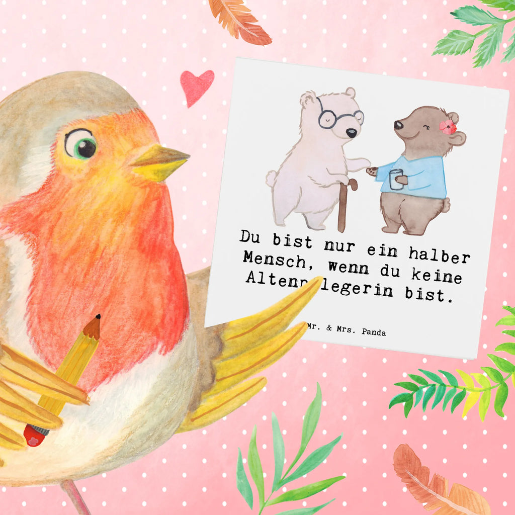 Deluxe Card Geriatric nurse Heart Glückwunschkarte, Hochzeitskarte, Einladungskarte, Hochwertige Grußkarte, Klappkarte, Hochwertige Klappkarte, Karte, Grußkarte, Geburtstagskarte, Beruf, Ausbildung, Jubiläum, Abschied, Rente, Kollege, Kollegin, Geschenk, Schenken, Arbeitskollege, Mitarbeiter, Firma, Danke, Dankeschön, Altenpflegerin, Pflegerin, Altenheim Eröffnung