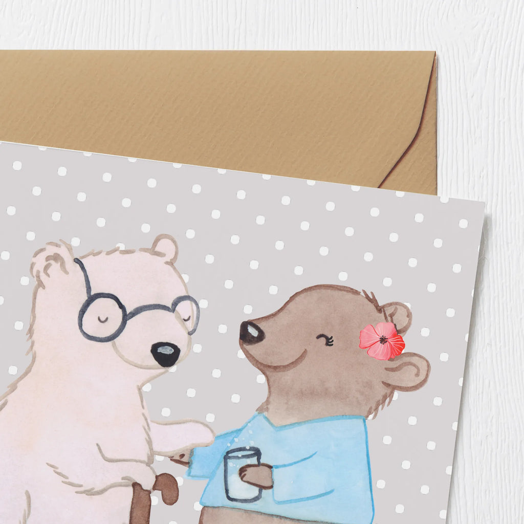 Deluxe Card Geriatric nurse Heart Glückwunschkarte, Hochzeitskarte, Einladungskarte, Hochwertige Grußkarte, Klappkarte, Hochwertige Klappkarte, Karte, Grußkarte, Geburtstagskarte, Beruf, Ausbildung, Jubiläum, Abschied, Rente, Kollege, Kollegin, Geschenk, Schenken, Arbeitskollege, Mitarbeiter, Firma, Danke, Dankeschön, Altenpflegerin, Pflegerin, Altenheim Eröffnung