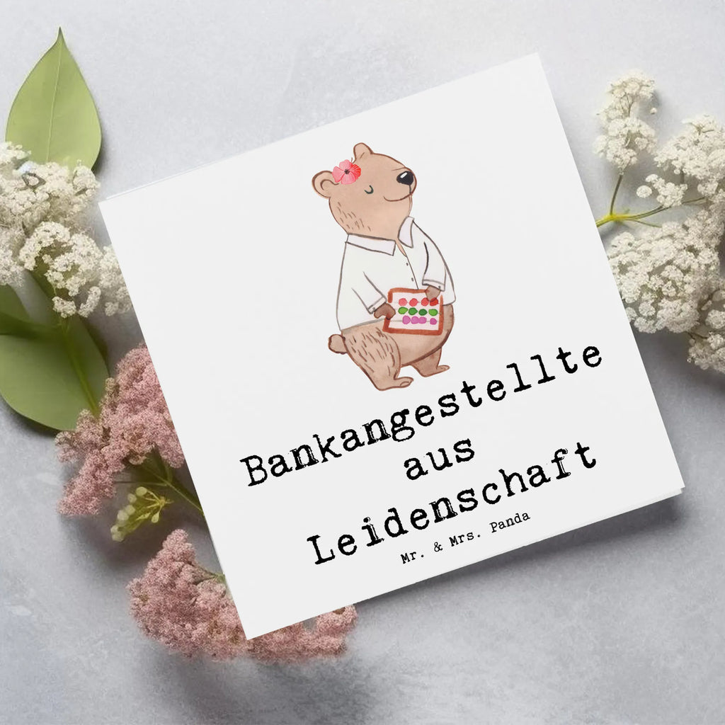 Deluxe Karte Bankangestellte Leidenschaft Karte, Hochzeitskarte, Hochwertige Grußkarte, Grußkarte, Klappkarte, Einladungskarte, Geburtstagskarte, Hochwertige Klappkarte, Glückwunschkarte, Beruf, Ausbildung, Jubiläum, Abschied, Rente, Kollege, Kollegin, Geschenk, Schenken, Arbeitskollege, Mitarbeiter, Firma, Danke, Dankeschön, Bankberaterin, Bankfachfrau, Bankangestellte, Bänkerin