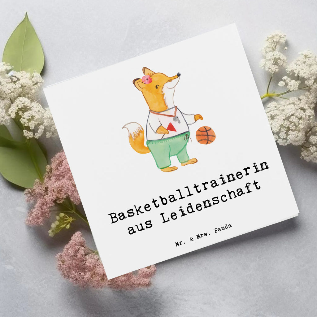 Deluxe Karte Basketballtrainerin Leidenschaft Klappkarte, Grußkarte, Hochwertige Klappkarte, Einladungskarte, Hochzeitskarte, Geburtstagskarte, Hochwertige Grußkarte, Glückwunschkarte, Karte, Beruf, Ausbildung, Jubiläum, Abschied, Rente, Kollege, Kollegin, Geschenk, Schenken, Arbeitskollege, Mitarbeiter, Firma, Danke, Dankeschön, Basketball, Verein, Ballsport, Basketballerin, Sport, Basketballtrainerin, Basketballcoach