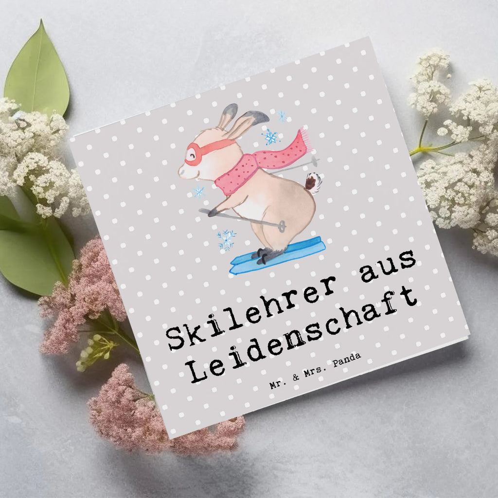 Deluxe Card ski instructor Passion Einladungskarte, Geburtstagskarte, Grußkarte, Hochwertige Grußkarte, Klappkarte, Karte, Hochzeitskarte, Hochwertige Klappkarte, Glückwunschkarte, Beruf, Ausbildung, Jubiläum, Abschied, Rente, Kollege, Kollegin, Geschenk, Schenken, Arbeitskollege, Mitarbeiter, Firma, Danke, Dankeschön