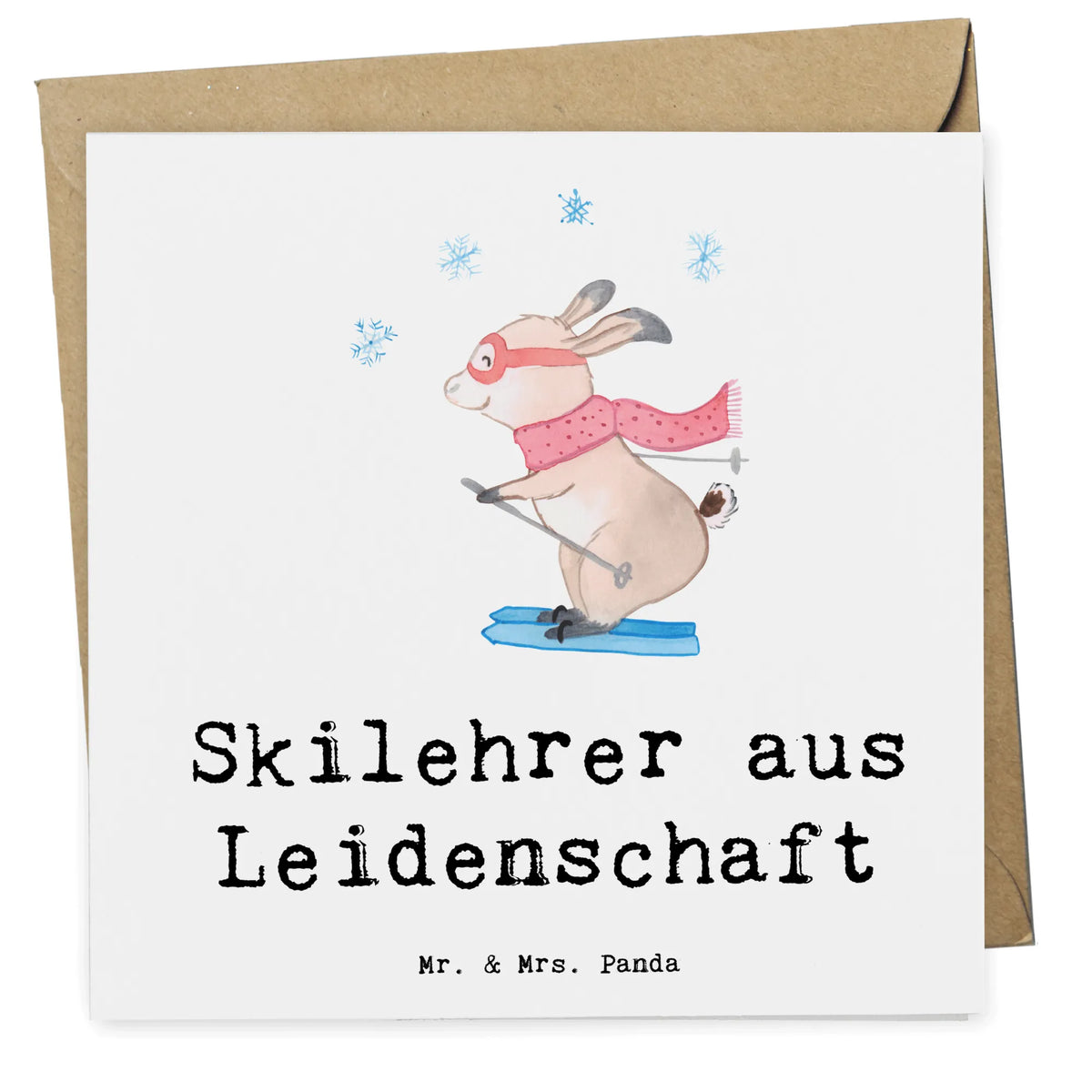 Deluxe Karte Skilehrer Leidenschaft doppelkarte, Klappkarte, faltkarte, anlasskarte, Glückwunschkarte, Grußkarte, Geschenk, Schenken, Jubiläum, Danke, Dankeschön, Beruf, Ausbildung, Abschied, Rente, Kollege, Kollegin, Arbeitskollege, Mitarbeiter, Firma