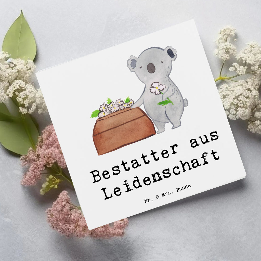 Deluxe Karte Bestatter Leidenschaft Einladungskarte, Grußkarte, Geburtstagskarte, Hochwertige Grußkarte, Hochzeitskarte, Glückwunschkarte, Klappkarte, Hochwertige Klappkarte, Karte, Beruf, Ausbildung, Jubiläum, Abschied, Rente, Kollege, Kollegin, Geschenk, Schenken, Arbeitskollege, Mitarbeiter, Firma, Danke, Dankeschön