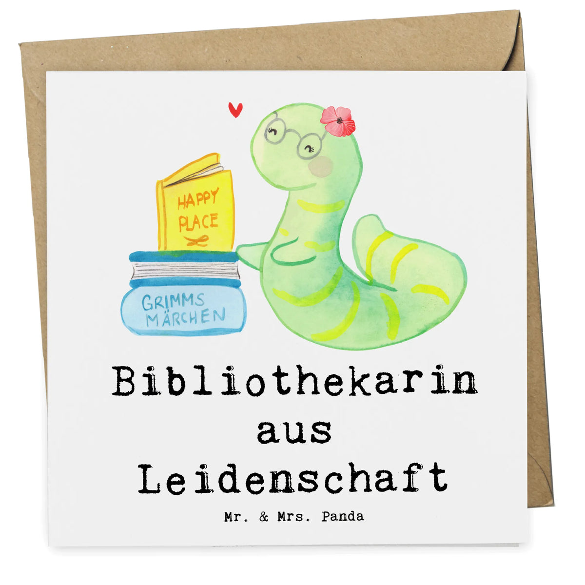 Deluxe Karte Bibliothekarin Leidenschaft