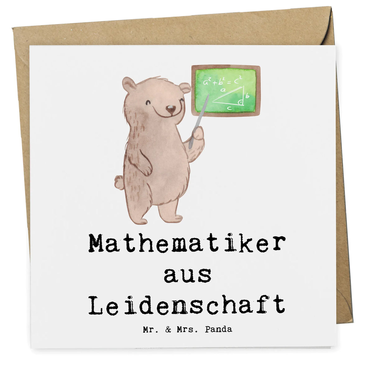 Deluxe Card mathematician Passion
