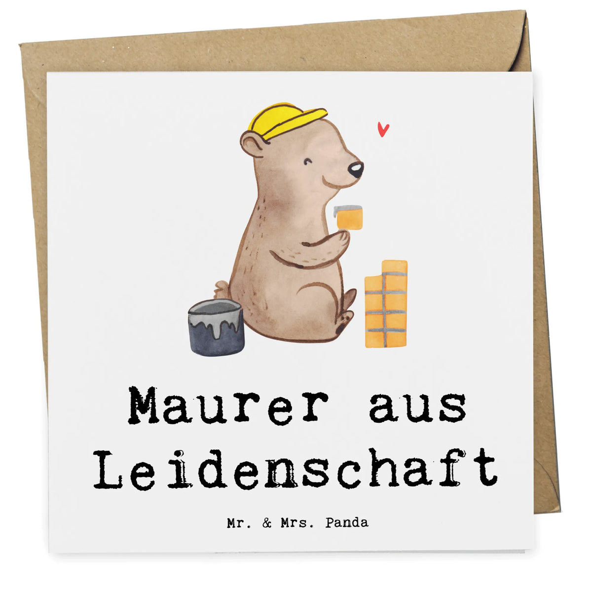 Deluxe Card bricklayer Passion gift, sayings, gift idea, best, farewell gift, passing exam, anniversary, retirement, promotion, job start, profession