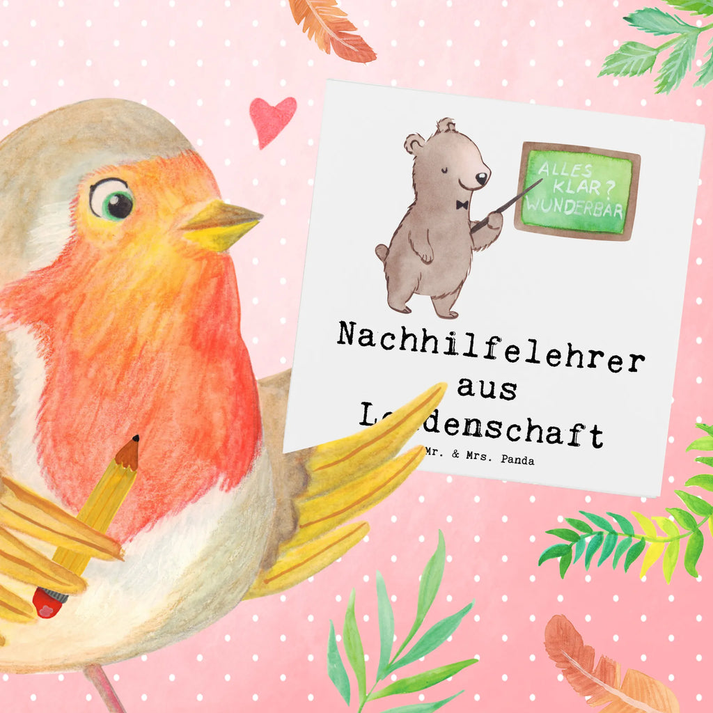 Deluxe Card Tutor passion Klappkarte, Einladungskarte, Karte, Geburtstagskarte, Grußkarte, Hochwertige Klappkarte, Glückwunschkarte, Hochzeitskarte, Hochwertige Grußkarte, Beruf, Ausbildung, Jubiläum, Abschied, Rente, Kollege, Kollegin, Geschenk, Schenken, Arbeitskollege, Mitarbeiter, Firma, Danke, Dankeschön, Nachhilfeunterricht, Nachhilfelehrer, Nachhilfeschule