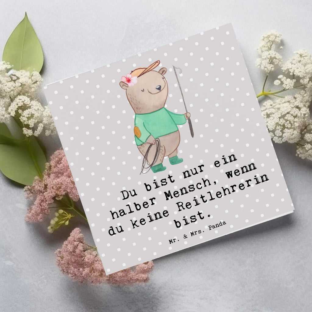 Deluxe Card Riding instructor heart Grußkarte, Geburtstagskarte, Karte, Klappkarte, Einladungskarte, Hochwertige Grußkarte, Hochzeitskarte, Hochwertige Klappkarte, Glückwunschkarte, Beruf, Ausbildung, Jubiläum, Abschied, Rente, Kollege, Kollegin, Geschenk, Schenken, Arbeitskollege, Mitarbeiter, Firma, Danke, Dankeschön