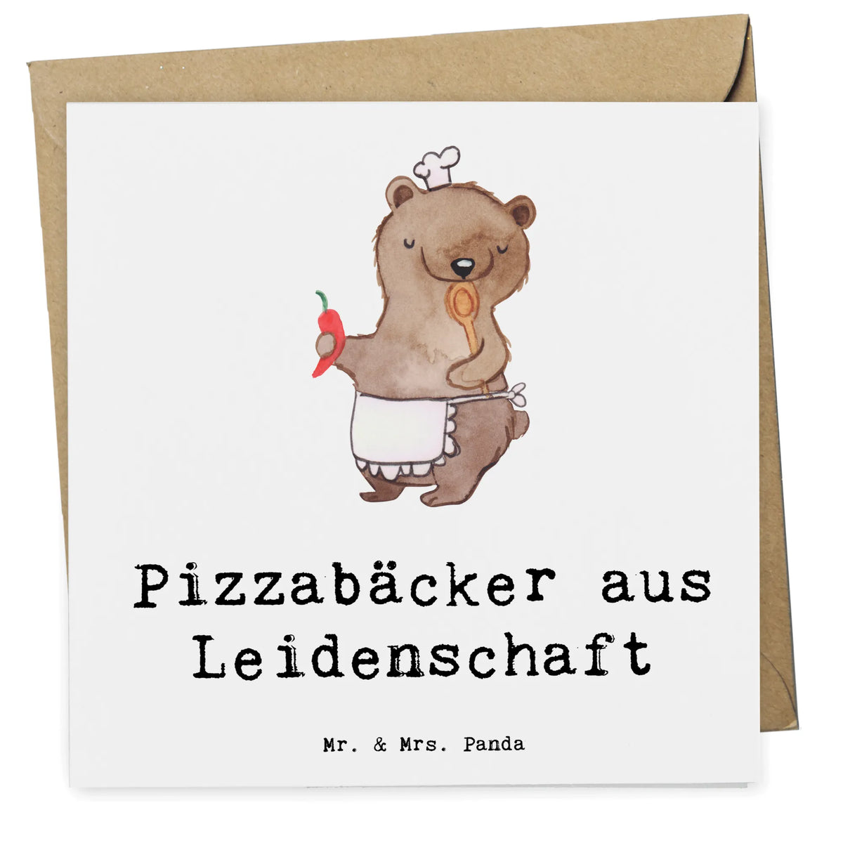 Deluxe Card Pizza Baker Passion