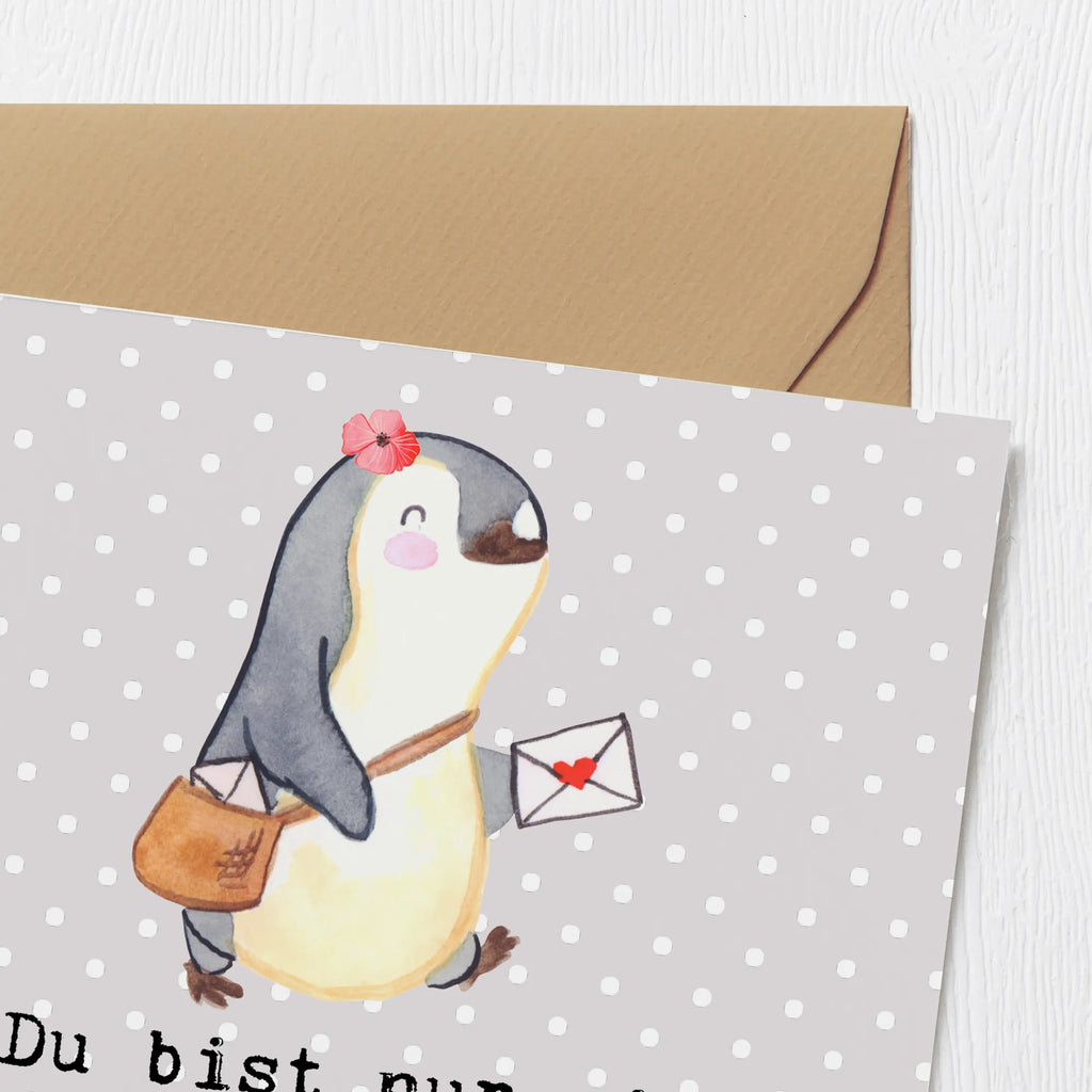 Deluxe Card mailwoman heart Einladungskarte, Karte, Klappkarte, Hochwertige Grußkarte, Geburtstagskarte, Glückwunschkarte, Grußkarte, Hochzeitskarte, Hochwertige Klappkarte, Beruf, Ausbildung, Jubiläum, Abschied, Rente, Kollege, Kollegin, Geschenk, Schenken, Arbeitskollege, Mitarbeiter, Firma, Danke, Dankeschön, Postbotin, Briefzustellerin, Briefträgerin, Postlerin