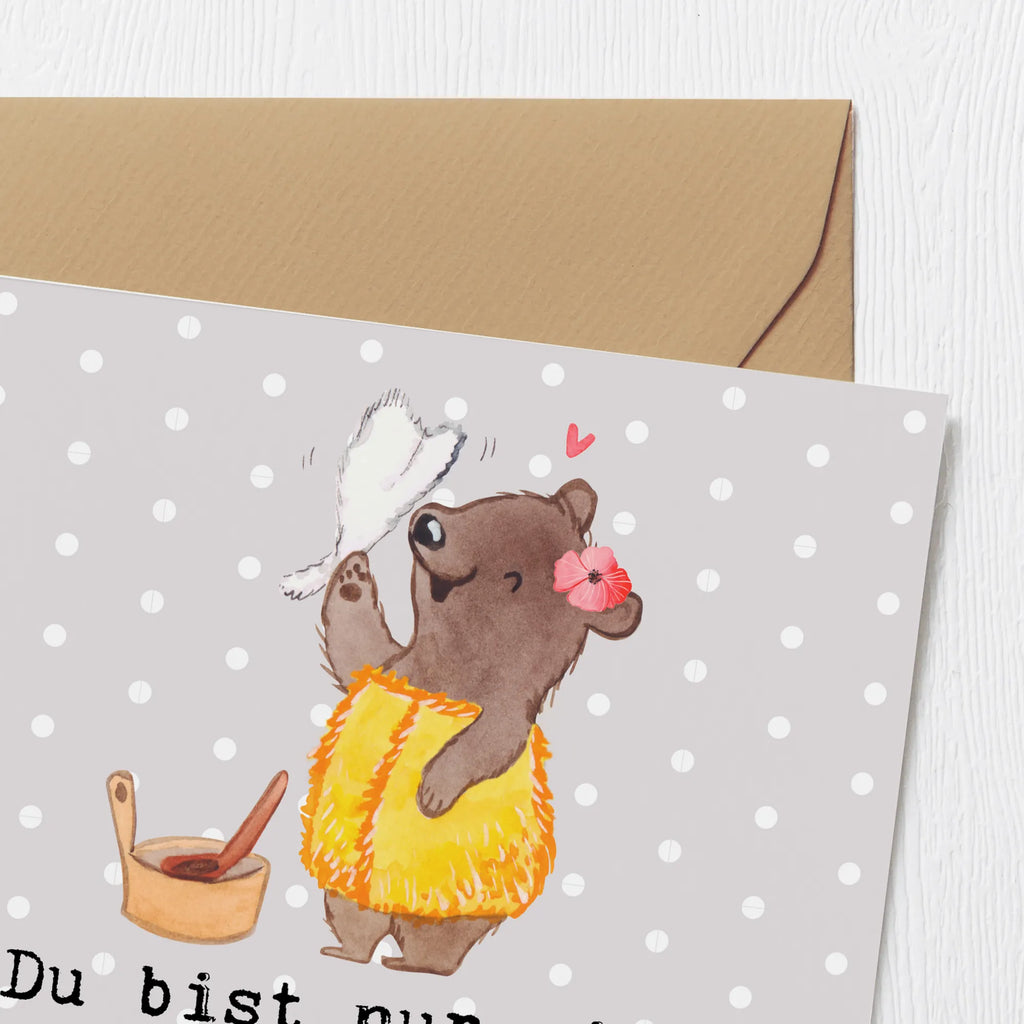 Deluxe Card Sauna Mistress Heart Hochwertige Klappkarte, Einladungskarte, Klappkarte, Karte, Grußkarte, Geburtstagskarte, Hochzeitskarte, Glückwunschkarte, Hochwertige Grußkarte, Beruf, Ausbildung, Jubiläum, Abschied, Rente, Kollege, Kollegin, Geschenk, Schenken, Arbeitskollege, Mitarbeiter, Firma, Danke, Dankeschön