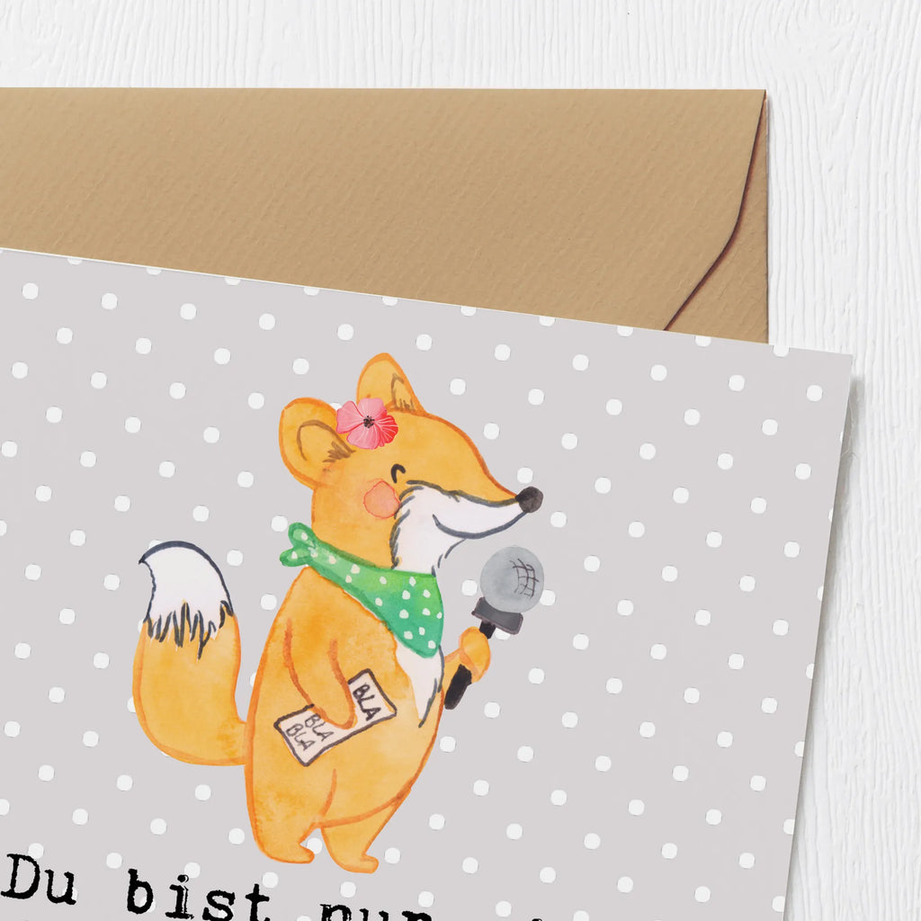 Deluxe Card journalist Heart Karte, Grußkarte, Klappkarte, Hochwertige Grußkarte, Hochzeitskarte, Glückwunschkarte, Einladungskarte, Geburtstagskarte, Hochwertige Klappkarte, Beruf, Ausbildung, Jubiläum, Abschied, Rente, Kollege, Kollegin, Geschenk, Schenken, Arbeitskollege, Mitarbeiter, Firma, Danke, Dankeschön, Journalistin, Redakteurin, Reporterin, Pressebüro, Studium