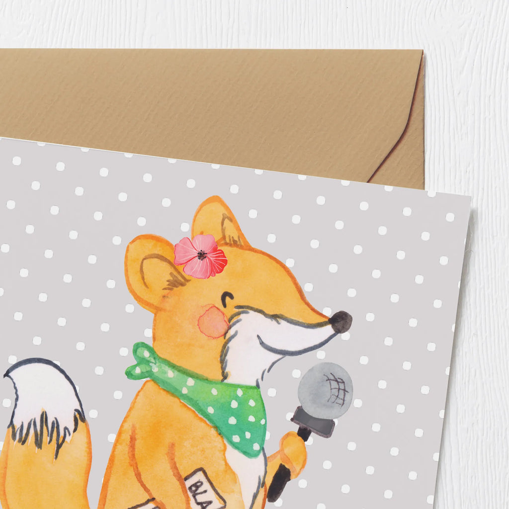 Deluxe Card journalist Heart Karte, Grußkarte, Klappkarte, Hochwertige Grußkarte, Hochzeitskarte, Glückwunschkarte, Einladungskarte, Geburtstagskarte, Hochwertige Klappkarte, Beruf, Ausbildung, Jubiläum, Abschied, Rente, Kollege, Kollegin, Geschenk, Schenken, Arbeitskollege, Mitarbeiter, Firma, Danke, Dankeschön, Journalistin, Redakteurin, Reporterin, Pressebüro, Studium