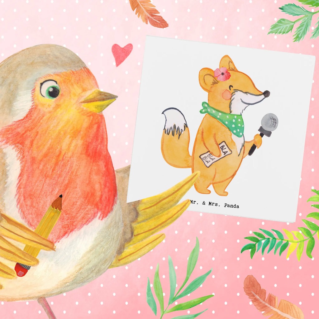 Deluxe Card journalist Heart Karte, Grußkarte, Klappkarte, Hochwertige Grußkarte, Hochzeitskarte, Glückwunschkarte, Einladungskarte, Geburtstagskarte, Hochwertige Klappkarte, Beruf, Ausbildung, Jubiläum, Abschied, Rente, Kollege, Kollegin, Geschenk, Schenken, Arbeitskollege, Mitarbeiter, Firma, Danke, Dankeschön, Journalistin, Redakteurin, Reporterin, Pressebüro, Studium