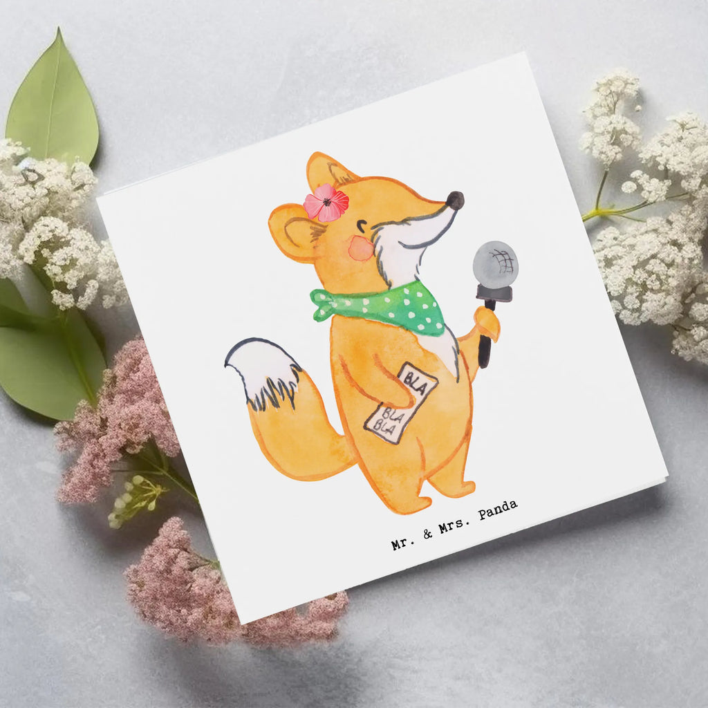 Deluxe Card journalist Heart Karte, Grußkarte, Klappkarte, Hochwertige Grußkarte, Hochzeitskarte, Glückwunschkarte, Einladungskarte, Geburtstagskarte, Hochwertige Klappkarte, Beruf, Ausbildung, Jubiläum, Abschied, Rente, Kollege, Kollegin, Geschenk, Schenken, Arbeitskollege, Mitarbeiter, Firma, Danke, Dankeschön, Journalistin, Redakteurin, Reporterin, Pressebüro, Studium