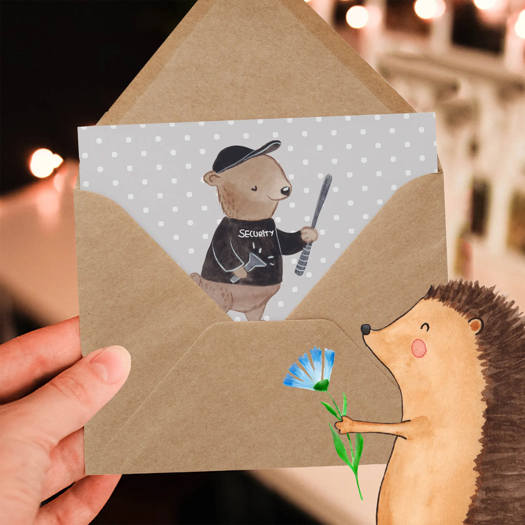 Deluxe Card Security Service Employee Heart Klappkarte, Glückwunschkarte, Hochwertige Klappkarte, Hochzeitskarte, Karte, Einladungskarte, Grußkarte, Hochwertige Grußkarte, Geburtstagskarte, Beruf, Ausbildung, Jubiläum, Abschied, Rente, Kollege, Kollegin, Geschenk, Schenken, Arbeitskollege, Mitarbeiter, Firma, Danke, Dankeschön