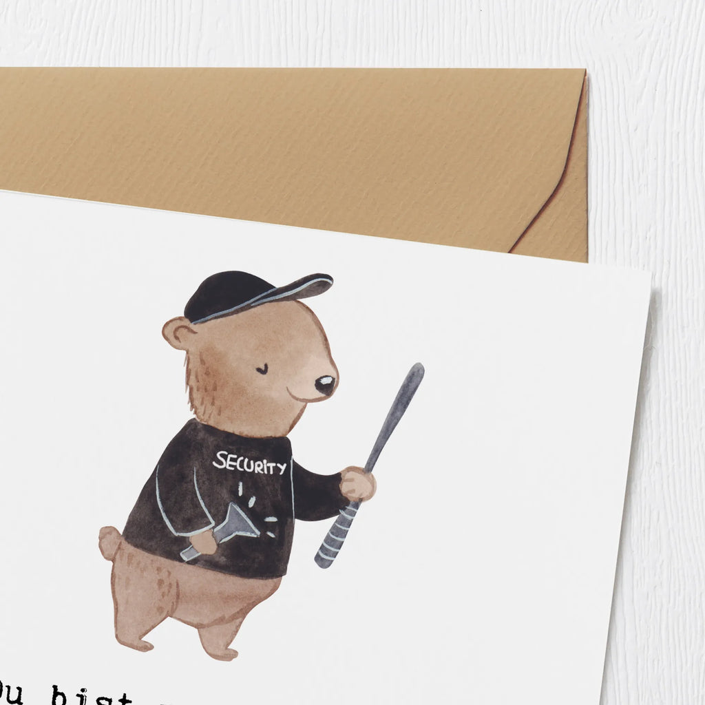 Deluxe Card Security Service Employee Heart Klappkarte, Glückwunschkarte, Hochwertige Klappkarte, Hochzeitskarte, Karte, Einladungskarte, Grußkarte, Hochwertige Grußkarte, Geburtstagskarte, Beruf, Ausbildung, Jubiläum, Abschied, Rente, Kollege, Kollegin, Geschenk, Schenken, Arbeitskollege, Mitarbeiter, Firma, Danke, Dankeschön