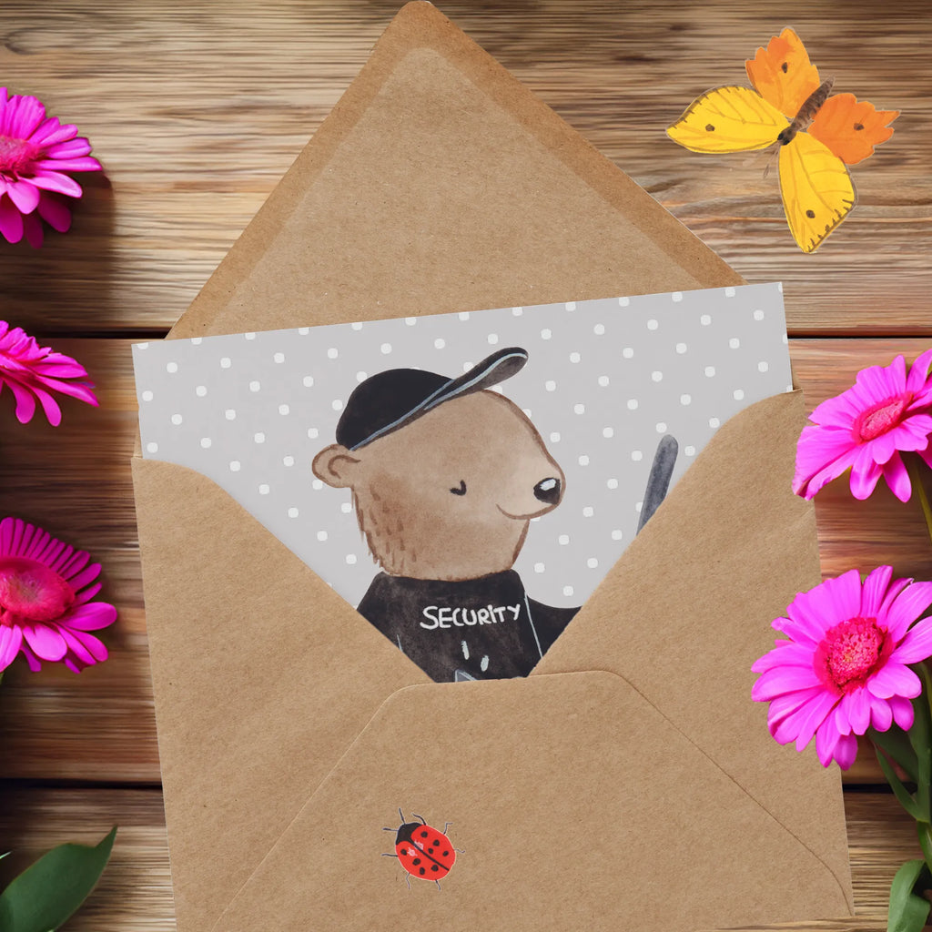 Deluxe Card Security Service Employee Heart Klappkarte, Glückwunschkarte, Hochwertige Klappkarte, Hochzeitskarte, Karte, Einladungskarte, Grußkarte, Hochwertige Grußkarte, Geburtstagskarte, Beruf, Ausbildung, Jubiläum, Abschied, Rente, Kollege, Kollegin, Geschenk, Schenken, Arbeitskollege, Mitarbeiter, Firma, Danke, Dankeschön