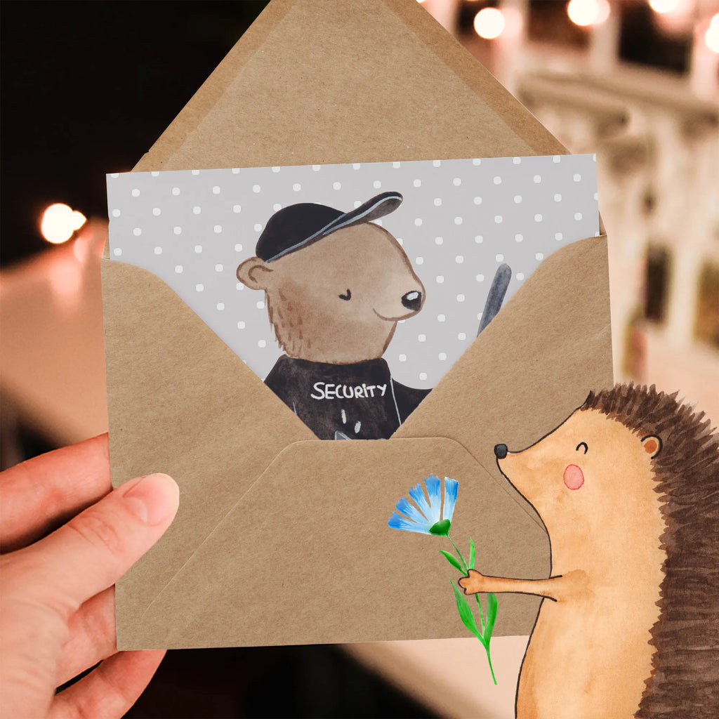 Deluxe Card Security Service Employee Heart Klappkarte, Glückwunschkarte, Hochwertige Klappkarte, Hochzeitskarte, Karte, Einladungskarte, Grußkarte, Hochwertige Grußkarte, Geburtstagskarte, Beruf, Ausbildung, Jubiläum, Abschied, Rente, Kollege, Kollegin, Geschenk, Schenken, Arbeitskollege, Mitarbeiter, Firma, Danke, Dankeschön