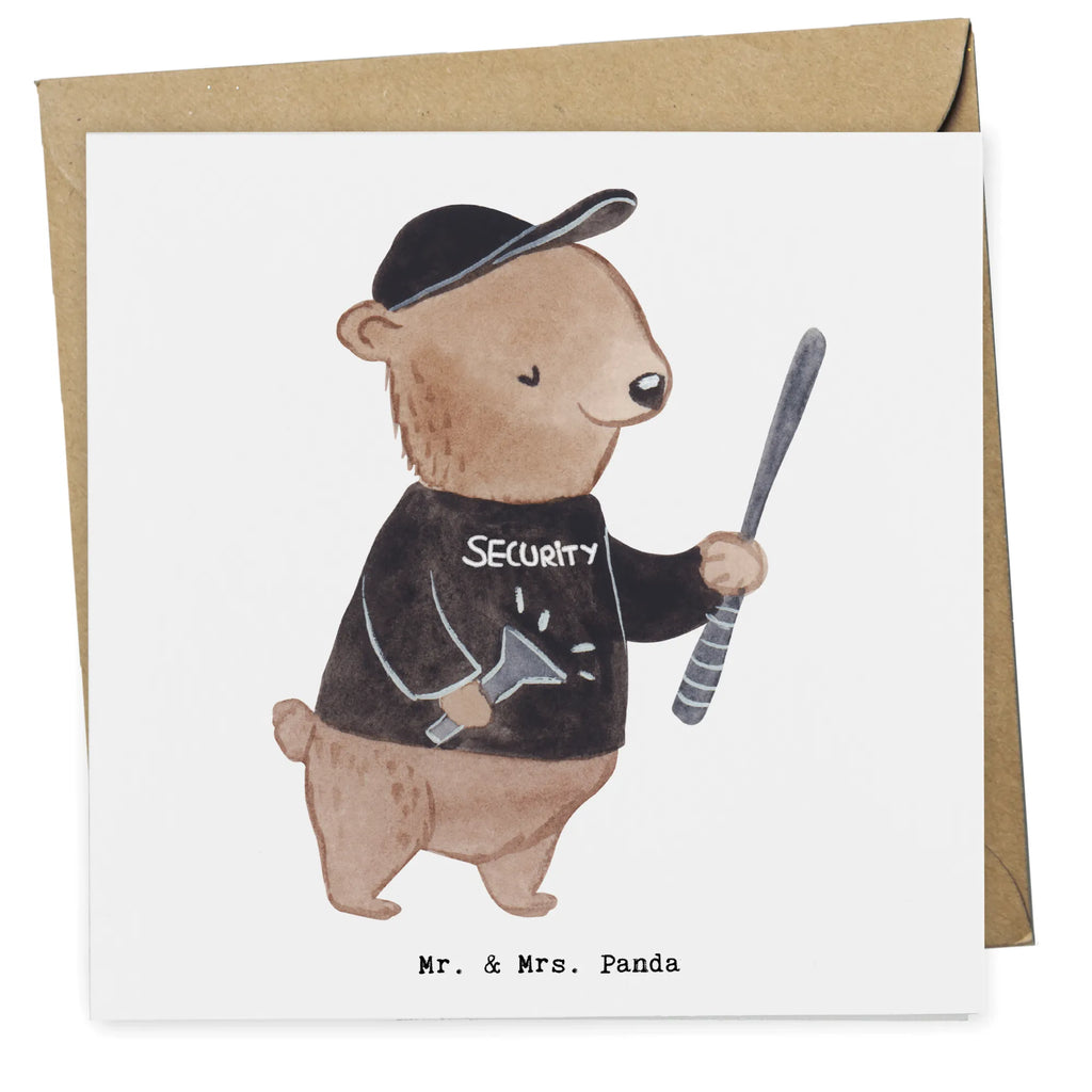 Deluxe Card Security Service Employee Heart Klappkarte, Glückwunschkarte, Hochwertige Klappkarte, Hochzeitskarte, Karte, Einladungskarte, Grußkarte, Hochwertige Grußkarte, Geburtstagskarte, Beruf, Ausbildung, Jubiläum, Abschied, Rente, Kollege, Kollegin, Geschenk, Schenken, Arbeitskollege, Mitarbeiter, Firma, Danke, Dankeschön