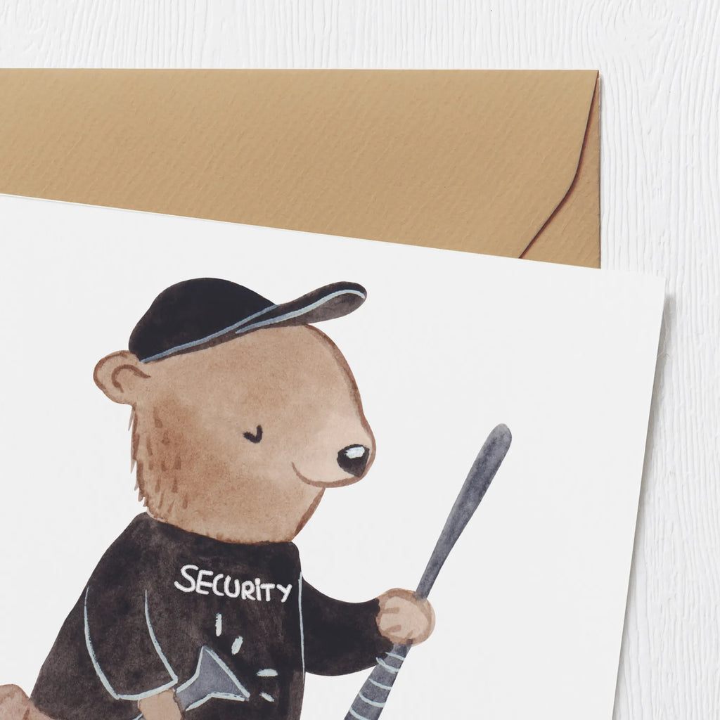 Deluxe Card Security Service Employee Heart Klappkarte, Glückwunschkarte, Hochwertige Klappkarte, Hochzeitskarte, Karte, Einladungskarte, Grußkarte, Hochwertige Grußkarte, Geburtstagskarte, Beruf, Ausbildung, Jubiläum, Abschied, Rente, Kollege, Kollegin, Geschenk, Schenken, Arbeitskollege, Mitarbeiter, Firma, Danke, Dankeschön