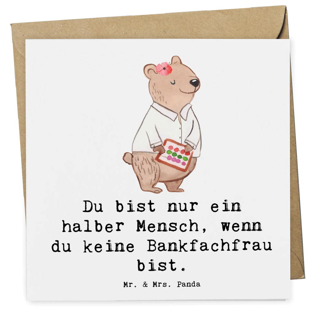 Deluxe Karte Bankfachfrau Herz Hochzeitskarte, Hochwertige Klappkarte, Klappkarte, Karte, Geburtstagskarte, Glückwunschkarte, Hochwertige Grußkarte, Einladungskarte, Grußkarte, Beruf, Ausbildung, Jubiläum, Abschied, Rente, Kollege, Kollegin, Geschenk, Schenken, Arbeitskollege, Mitarbeiter, Firma, Danke, Dankeschön, Bankangestellte, Bänkerin, Bankberaterin, Bankfachfrau