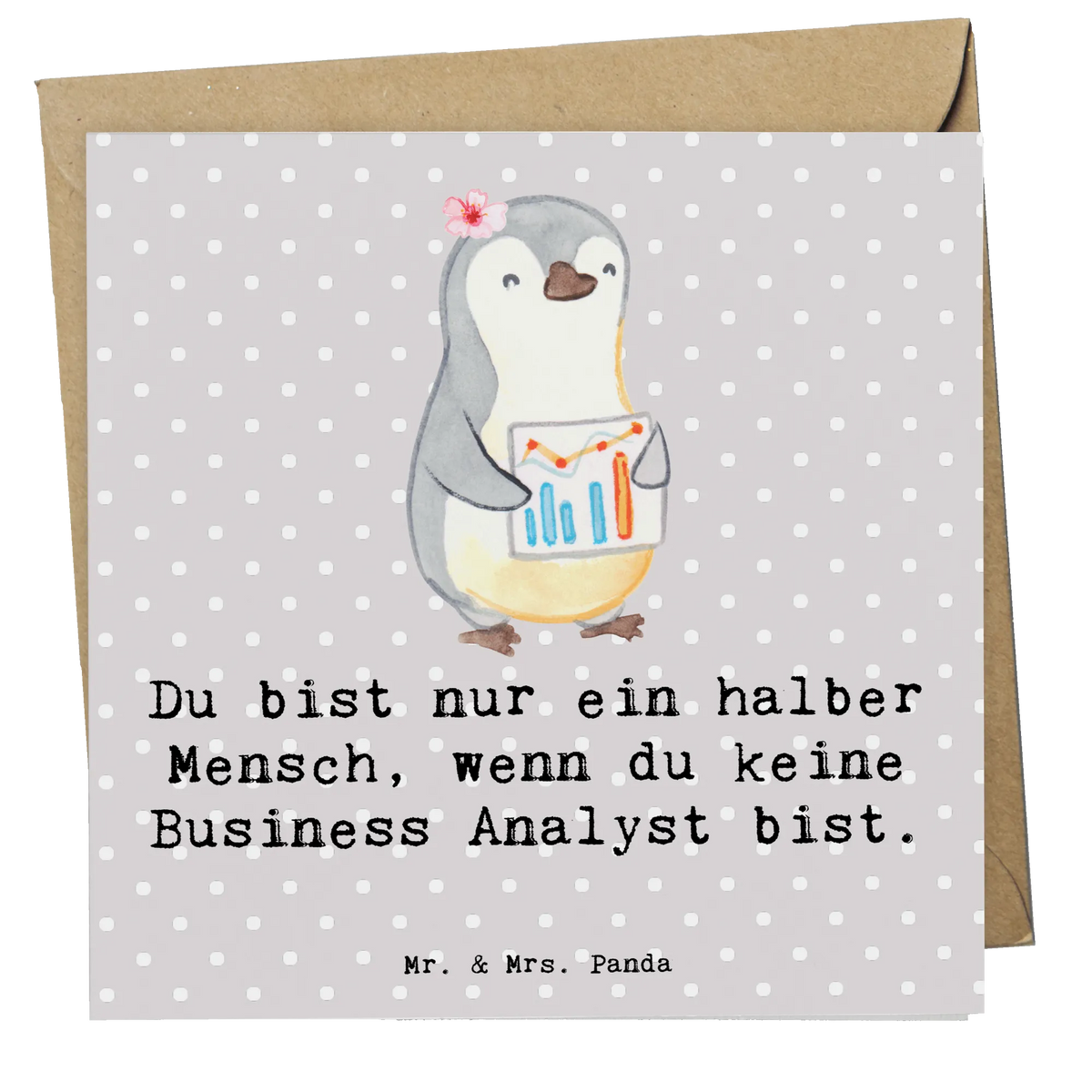 Deluxe Card Business Analyst heart gift, sayings, gift idea, best, farewell gift, passing exam, anniversary, retirement, promotion, job start, profession