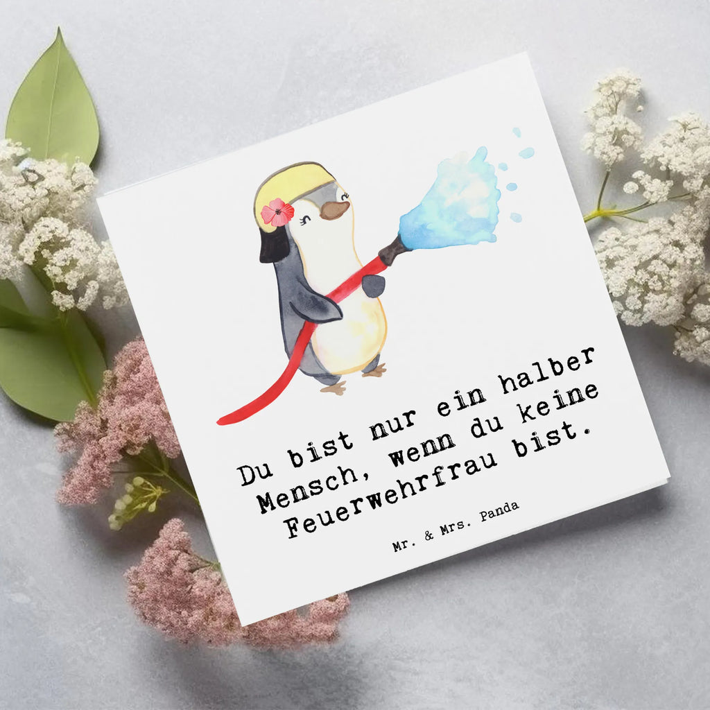 Deluxe Card Firewoman Heart Glückwunschkarte, Grußkarte, Geburtstagskarte, Hochwertige Grußkarte, Hochwertige Klappkarte, Hochzeitskarte, Einladungskarte, Klappkarte, Karte, Beruf, Ausbildung, Jubiläum, Abschied, Rente, Kollege, Kollegin, Geschenk, Schenken, Arbeitskollege, Mitarbeiter, Firma, Danke, Dankeschön, freiwillige Feuerwehr, Feuerwehr, Brandschutz, Feuerwehrhauptfrau, Feuerwehrfrau