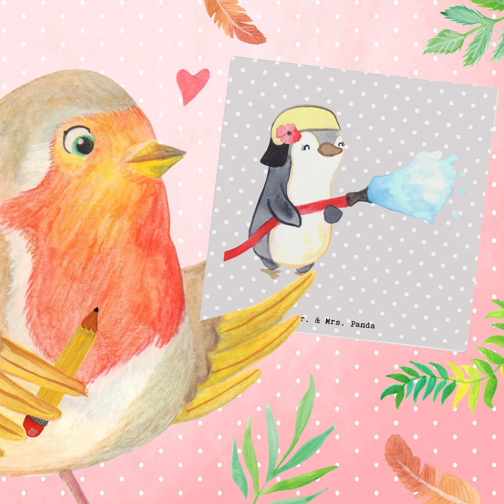 Deluxe Card Firewoman Heart Glückwunschkarte, Grußkarte, Geburtstagskarte, Hochwertige Grußkarte, Hochwertige Klappkarte, Hochzeitskarte, Einladungskarte, Klappkarte, Karte, Beruf, Ausbildung, Jubiläum, Abschied, Rente, Kollege, Kollegin, Geschenk, Schenken, Arbeitskollege, Mitarbeiter, Firma, Danke, Dankeschön, freiwillige Feuerwehr, Feuerwehr, Brandschutz, Feuerwehrhauptfrau, Feuerwehrfrau